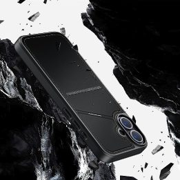 Dėklas su MagSafe“ iPhone 16 - juoda