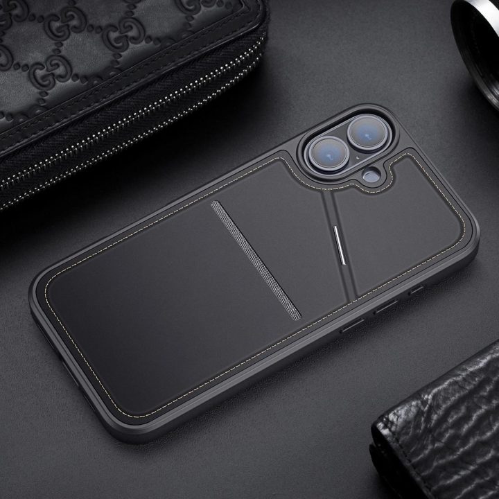 Dėklas su MagSafe“ iPhone 16 - juoda