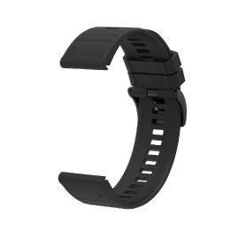 Garmin Fenix 3/5X/6X/7X Pro silikono dirželis – juodas