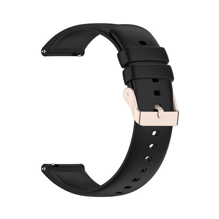 Silikono dirželis Xiaomi Mi Watch / Amazfit GTR 47mm laikrodžiui – juodas