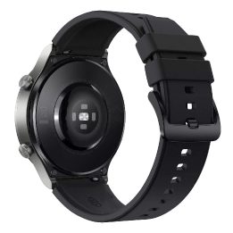 Huawei Watch GT 2/3/4/2 Pro/3 Pro/4 Pro/GT 2e 46mm“ silikoninė apyrankė – juoda