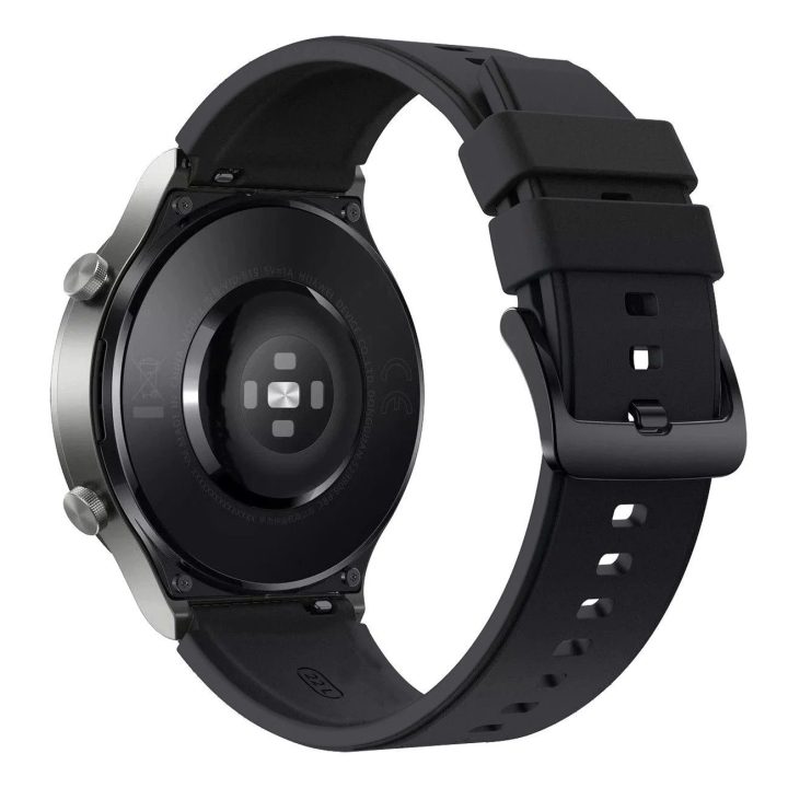 Huawei Watch GT 2/3/4/2 Pro/3 Pro/4 Pro/GT 2e 46mm“ silikoninė apyrankė – juoda