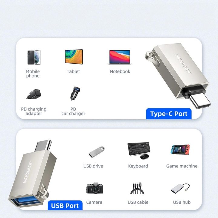 USB A (moteriškas) adapteris su kilpele virvelei - Sidabrinis