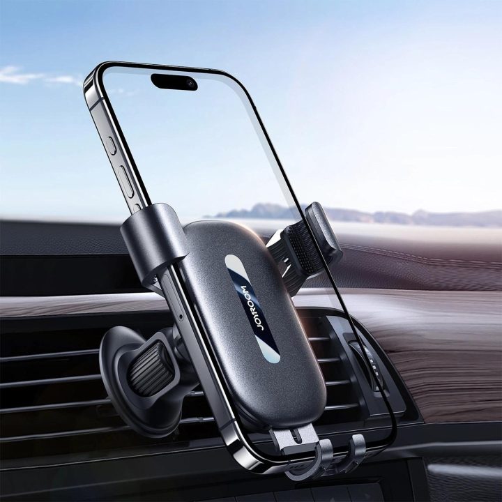 Telefono laikiklis automobilyje (ventiliacijai) - juodas
