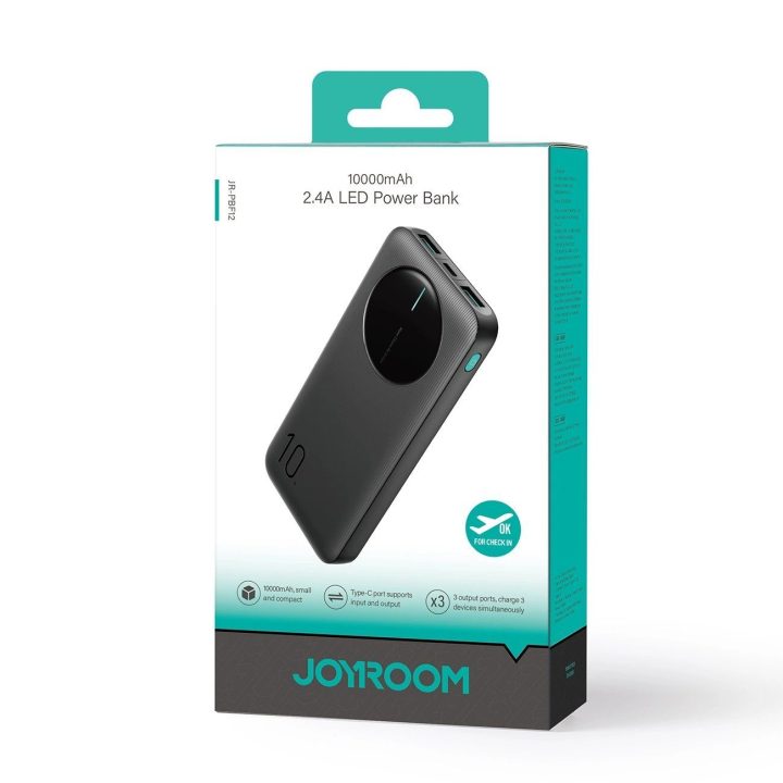Išorinės baterijos Powerbank“ JR C – juoda