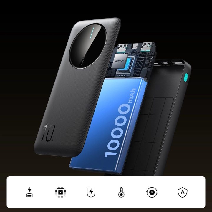 Išorinės baterijos Powerbank“ JR C – juoda