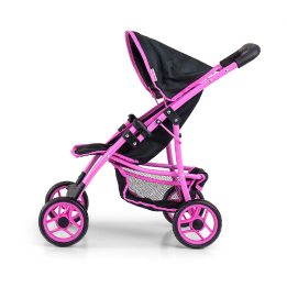Lėlių vežimėlis Natalie Prestige Black