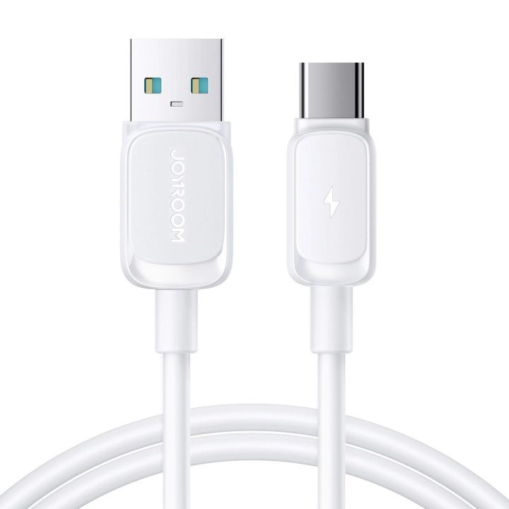 A14 USB C 3A Laidas 1,2m - Baltos spalvos