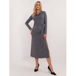 Tamsiai pilka suknelė