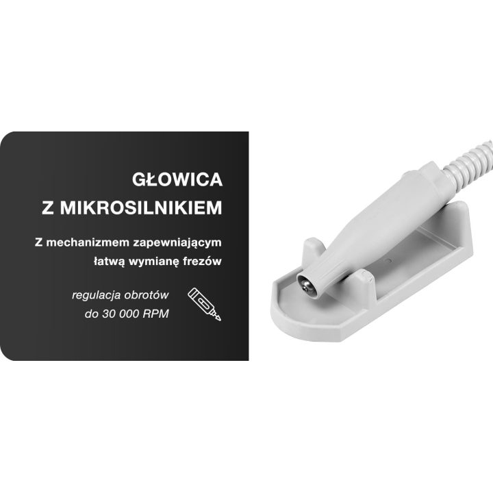 Pedikiūrinė frezavimo mašinėlė Exo Classic File New Edition su dulkių siurbliu