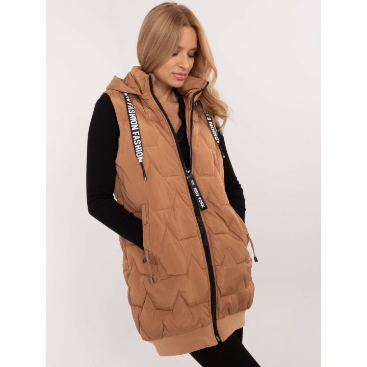 Šviesiai rudos spalvos liemenė