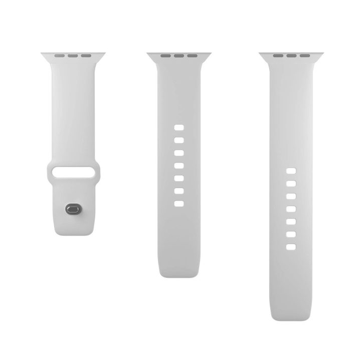 silikoninė apyrankė Apple Watch 38 / 40 / 41 mm - balta