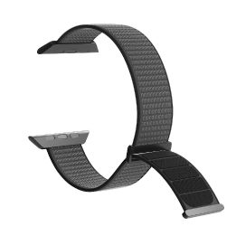 Nailono dirželis skirtas Apple Watch laikrodžiams, kurių korpusas yra 38 / 40 / 41 mm - Juodas