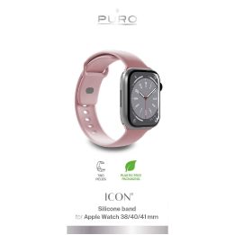 silikoninė apyrankė Apple Watch“ laikrodžiams, 38 / 40 / 41 mm – rausva