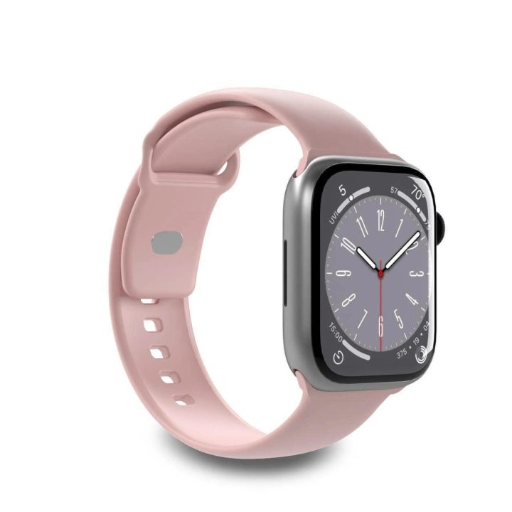 silikoninė apyrankė Apple Watch“ laikrodžiams, 38 / 40 / 41 mm – rausva