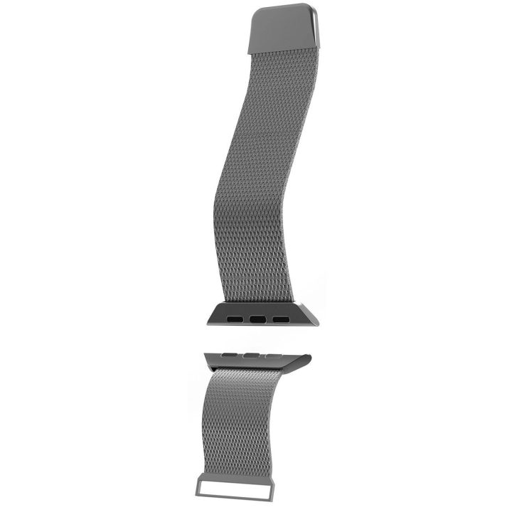 nerūdijančio plieno dirželis Apple Watch“ 42 / 44 / 45 / 49 mm – sidabrinis
