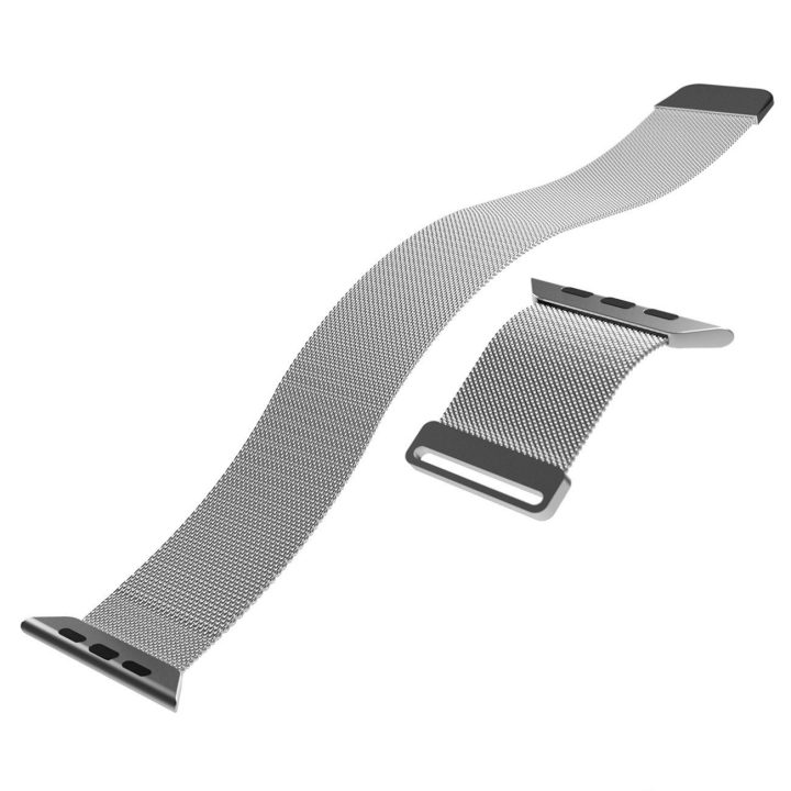 nerūdijančio plieno dirželis Apple Watch“ 42 / 44 / 45 / 49 mm – sidabrinis