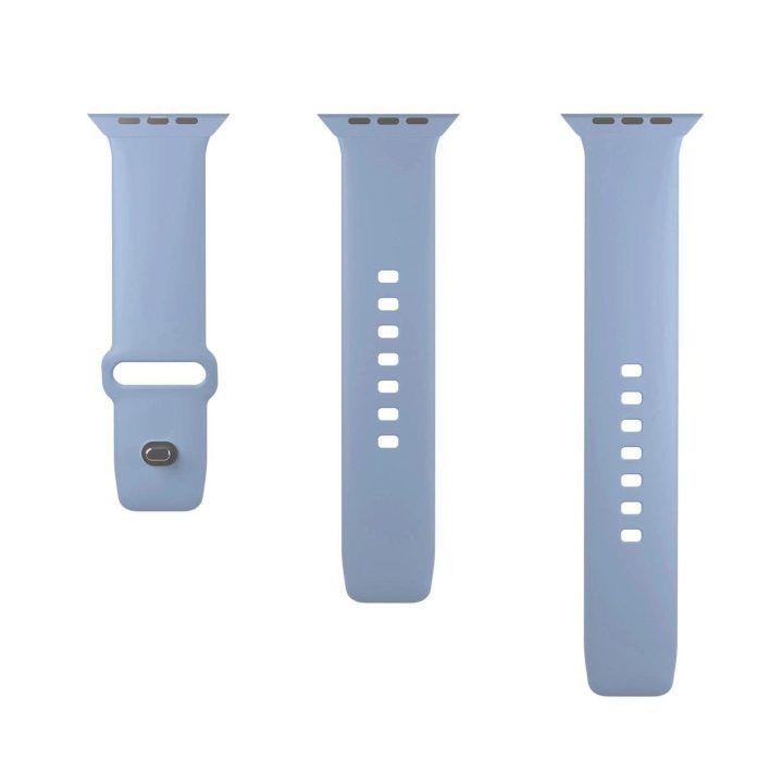 silikoninė apyrankė Apple Watch 38 / 40 / 41 mm - šviesiai mėlyna