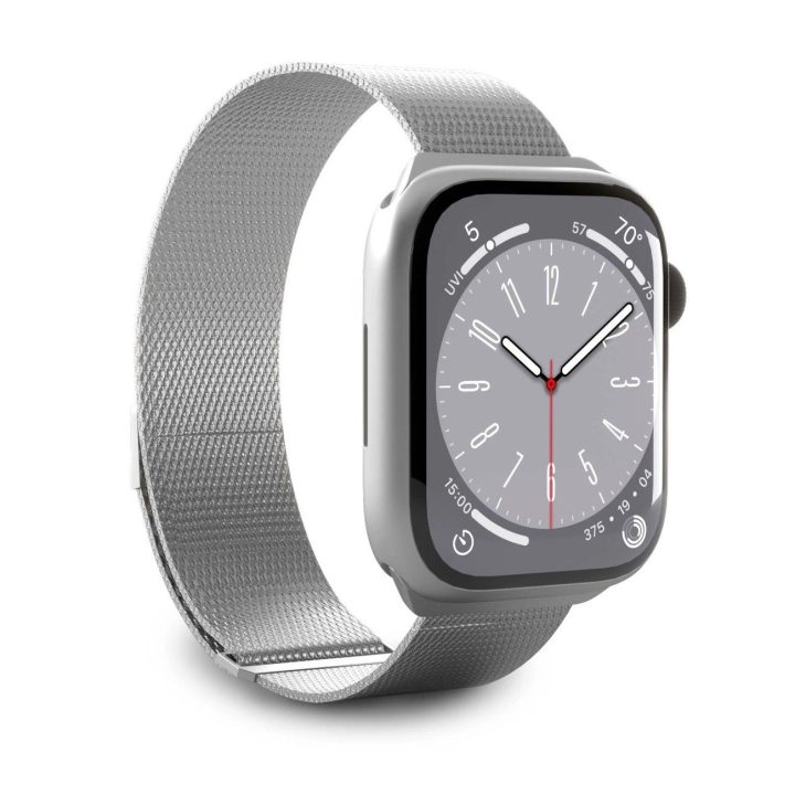 nerūdijančio plieno dirželis Apple Watch“ 38 / 40 / 41 mm – sidabrinis