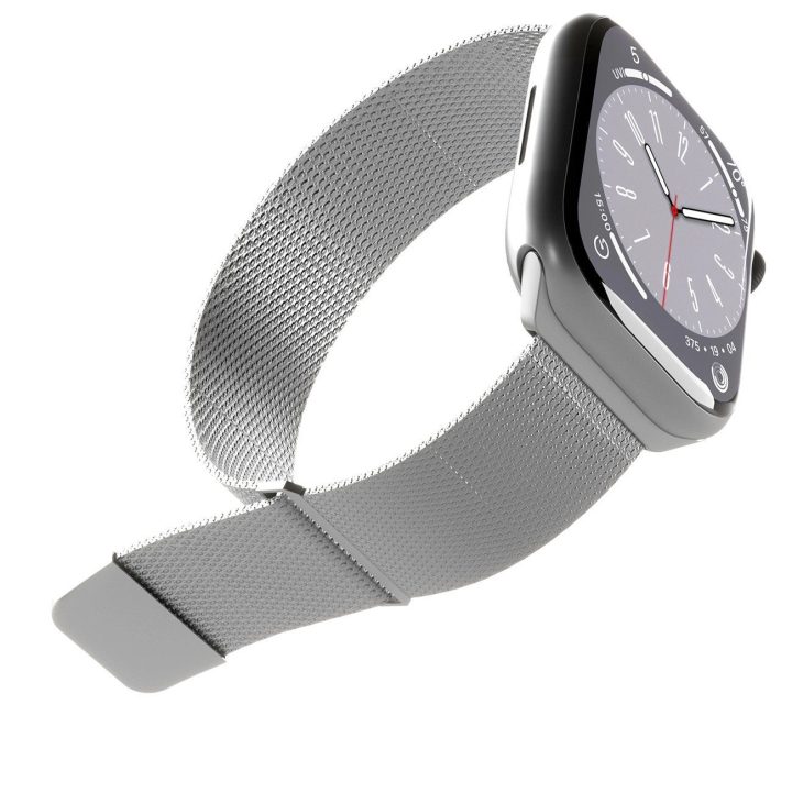 nerūdijančio plieno dirželis Apple Watch“ 38 / 40 / 41 mm – sidabrinis