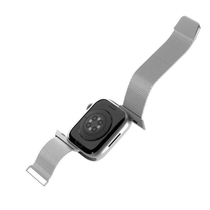 nerūdijančio plieno dirželis Apple Watch“ 38 / 40 / 41 mm – sidabrinis