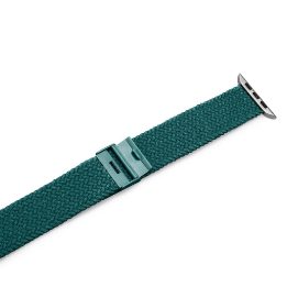 nailono apyrankė Apple Watch“ 38 / 40 / 41 mm - tamsiai žalia