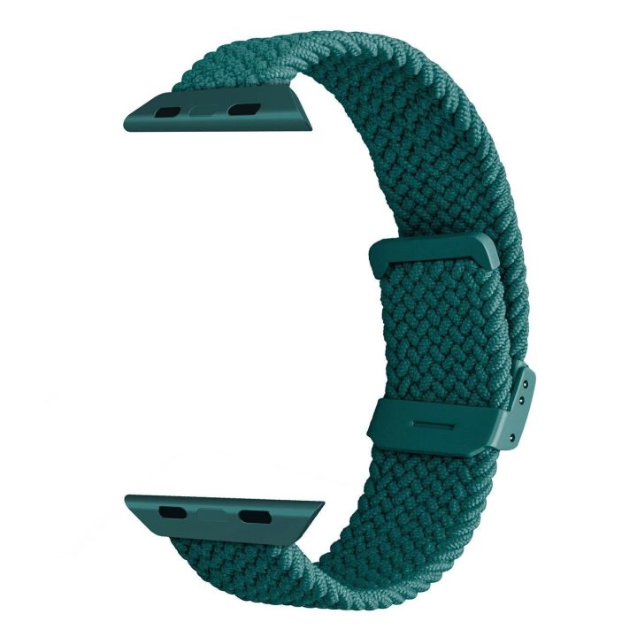 nailono apyrankė Apple Watch“ 38 / 40 / 41 mm - tamsiai žalia