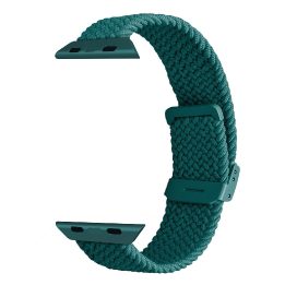 nailono apyrankė Apple Watch 42 / 44 / 45 / 49 mm - tamsiai žalia