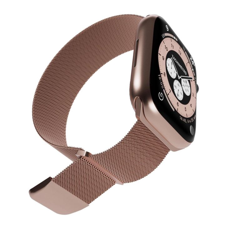 nerūdijančio plieno apyrankė Apple Watch 38 / 40 / 41 mm - rožinė