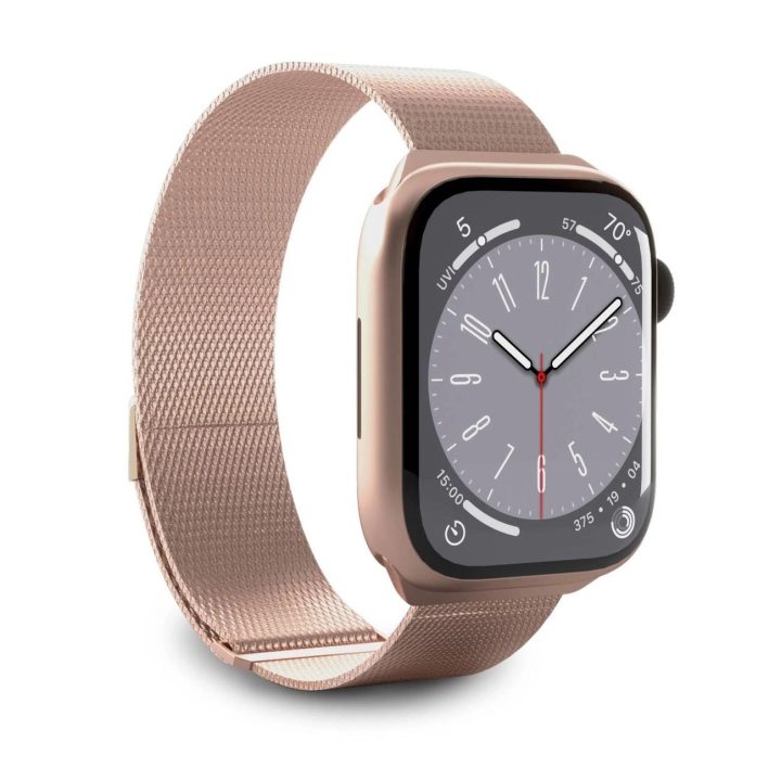 nerūdijančio plieno apyrankė Apple Watch 38 / 40 / 41 mm - rožinė