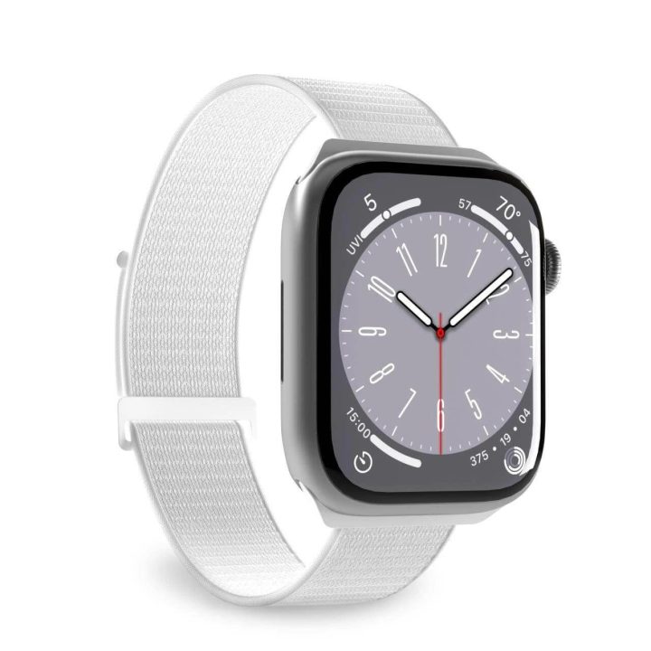 nailono dirželis Apple Watch“ 38 / 40 / 41 mm – balta