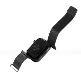 nerūdijančio plieno apyrankė susegimui skirta Apple Watch 38 / 40 / 41 mm - juoda