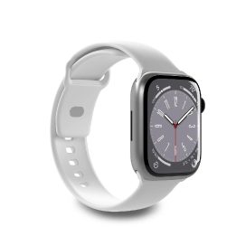 silikono dirželis Apple Watch 42 / 44 / 45 / 49 mm - baltas