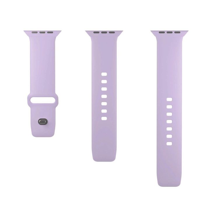 silikoninė juostelė Apple Watch 42 / 44 / 45 / 49 mm - levandos spalvos