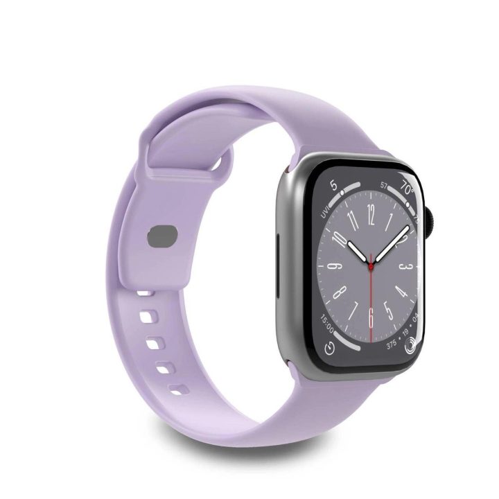 silikoninė juostelė Apple Watch 42 / 44 / 45 / 49 mm - levandos spalvos