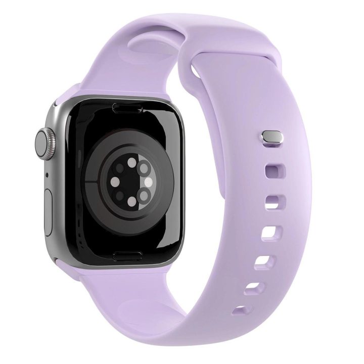 silikoninė juostelė Apple Watch 42 / 44 / 45 / 49 mm - levandos spalvos