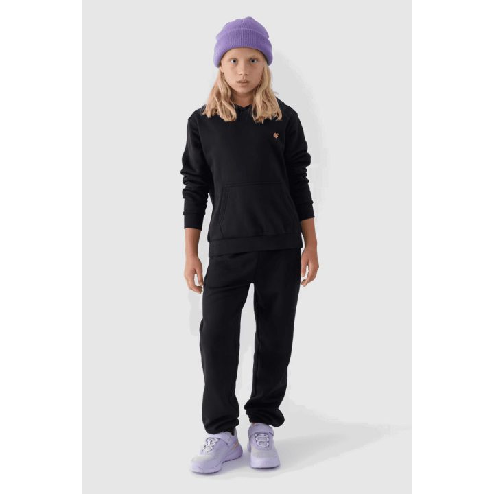 4F bliuzonas be užtrauktuko Smooth Black