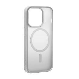 Puro Gradient MagSafe silikoninis dėklas iPhone 15 Pro - sidabrinis