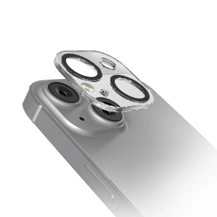 SBS D3O grūdintas stiklas iPhone 14 / 14 Plus“ kameros salelėms