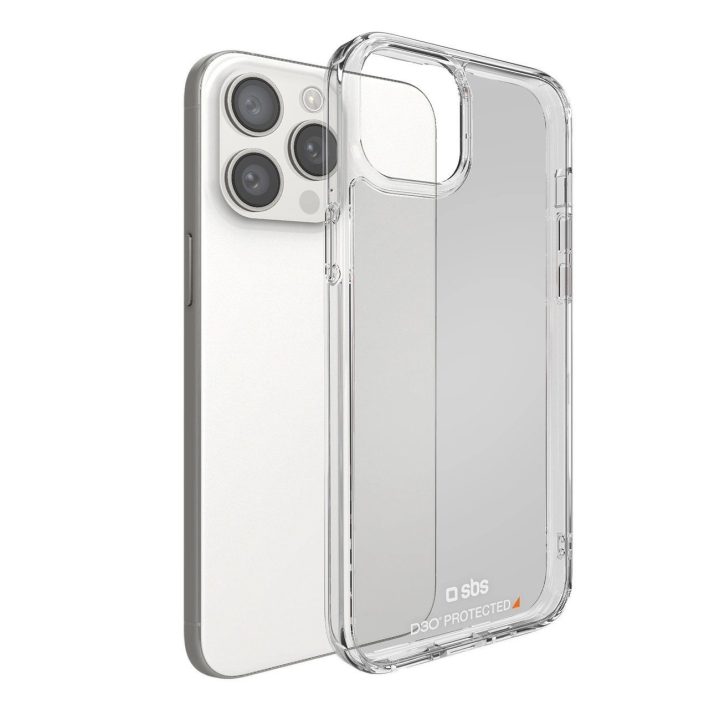 SBS D3O iPhone 15 Pro” dėklas – skaidrus