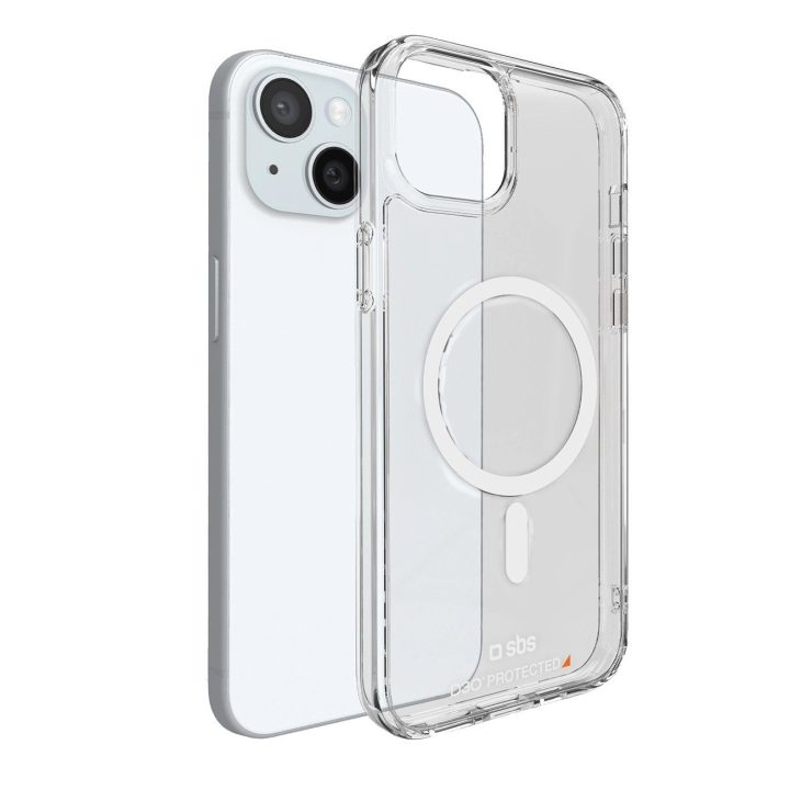 SBS D3O MagSafe dėklas iPhone 15 - skaidrus