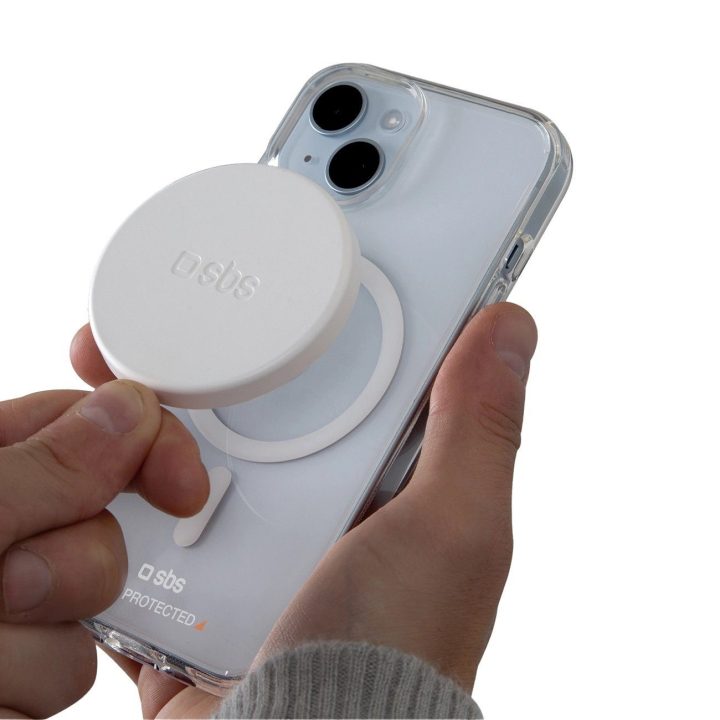 SBS D3O MagSafe dėklas iPhone 15 - skaidrus