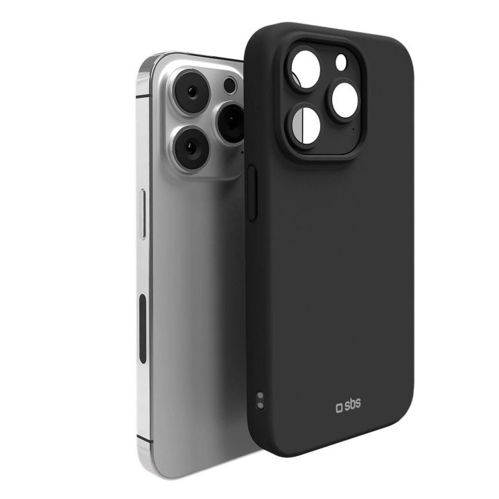 SBS Full Active Case D3O skirtas iPhone 15 Pro – juodas