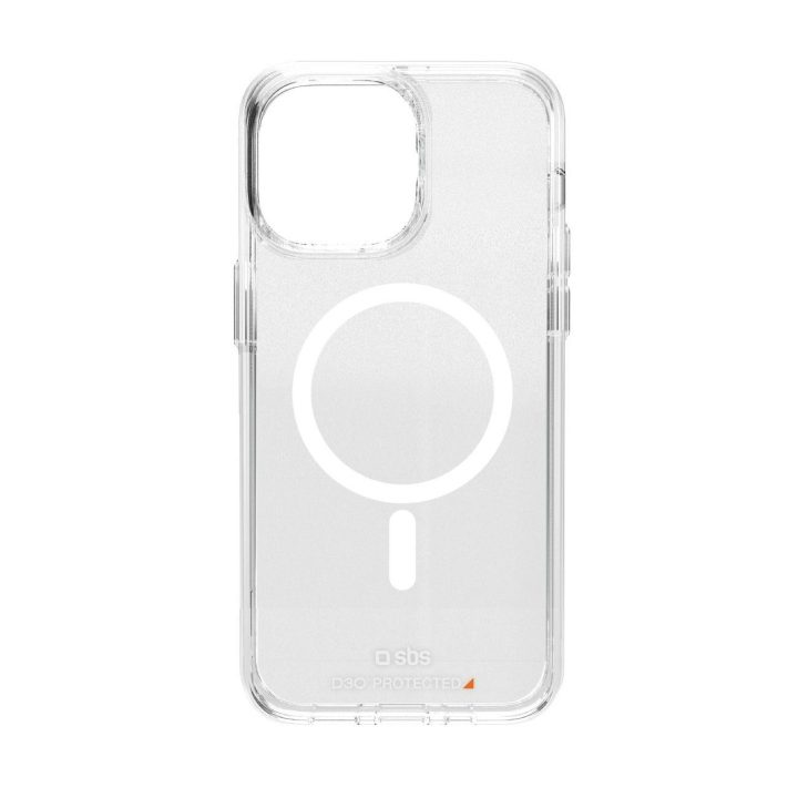 SBS D3O MagSafe dėklas iPhone 15 Pro Max“ – skaidrus
