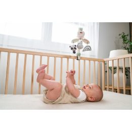 mobili kelioninė karuselė DECOR juodos/baltos spalvos
