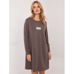 Suknelė tamsiai ruda