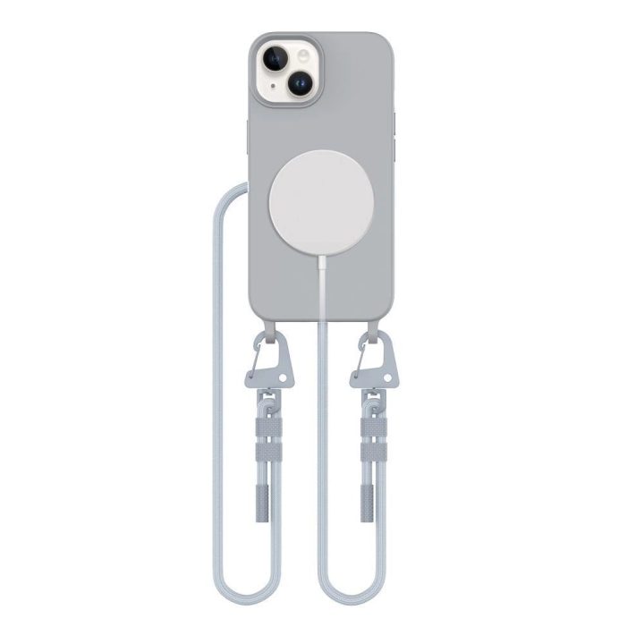 MagNecklace MagSafe dėklas iPhone 14 - Pilka