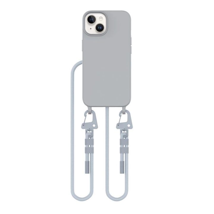 MagNecklace MagSafe iPhone 13 dėklas - pilkas
