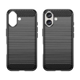iPhone 16 Plus“ silikono dėklas – juodas