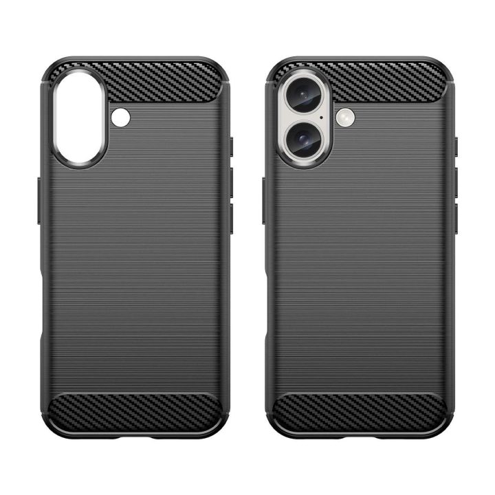 iPhone 16 Plus“ silikono dėklas – juodas